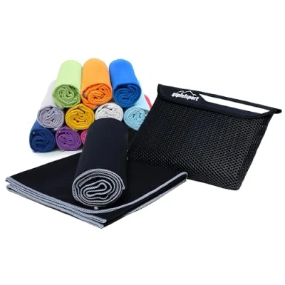 Afbeelding van gipfelsport microvezel handdoeken 1x XS(50x30cm) zonder tas Antraciet