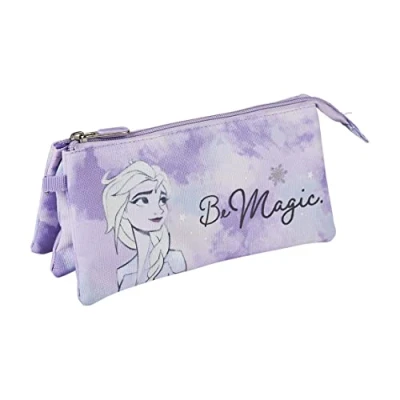 Afbeelding van Schoolpennenzak Frozen Be Magic Lila (11,5 x 2 22,5 cm)