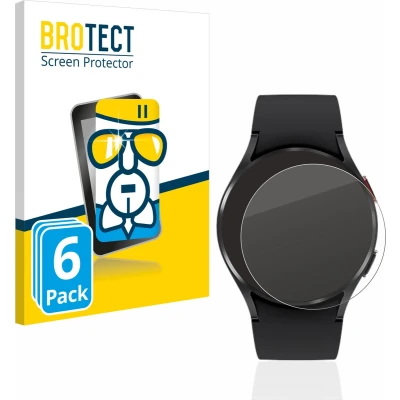 Afbeelding van BROTECT Screenprotector voor Samsung Galaxy Watch 4 (40mm) Folie Beschermfolie Beschermglas transparant (6 Stuks)