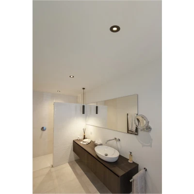 Afbeelding van SLV 111710 New Tria 1 Inbouwlamp LED, Halogeen GU10 50 W Zwart