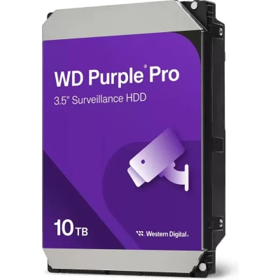 Afbeelding van Western Digital Purple Pro WD102PURP interne harde schijf 10 TB 7200 RPM 512 MB 3.5&quot; SATA III