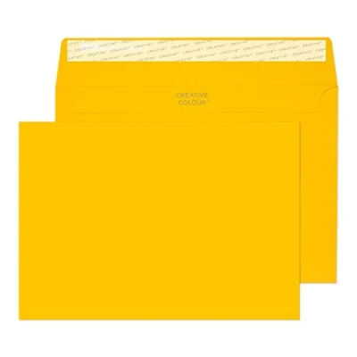 Afbeelding van Blake Enveloppen Creative Colour 45304 Farbige Briefumschläge Haftklebung Ei Gelb C5 162 x 229 mm 120g/m² 25 Stück