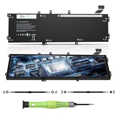 Afbeelding van 6GTPY 5XJ28 GPM03 Laptop Batterij voor Dell XPS 15 9550 9560 9570 7590 P56F001 P56F002 Precision 5510 5520 5530 5540 M5510 M5520 Vostro 7500 5D91C 5041C 05041C 11,4V 97Wh 6 Zellen