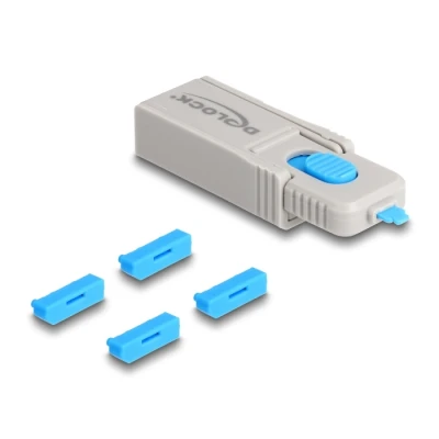 Afbeelding van Delock DisplayPort Port Blocker Set für Buchsen 4 Stück