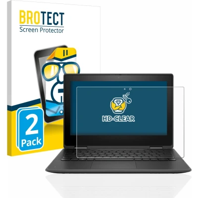 Afbeelding van BROTECT Screenprotector voor HP Pro X360 Fortis 11 G10 Folie Beschermfolie transparant (2 Stuks)