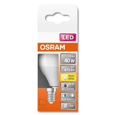 Afbeelding van OSRAM SUPERSTAR+ CLASSIC P 40 FR LED lamp, 4,9W, 470lm