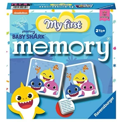 Afbeelding van Ravensburger 20650 Baby Shark memory®, der Spieleklassiker für alle Babyshark Fans, Kinderspiel 2 4 Spieler ab Jahren