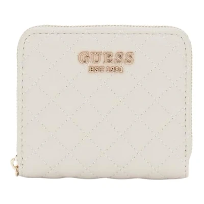 Afbeelding van GUESS Portemonnee Eco Rianee SLG Zip Around Wallet Stone Lichtgrijs