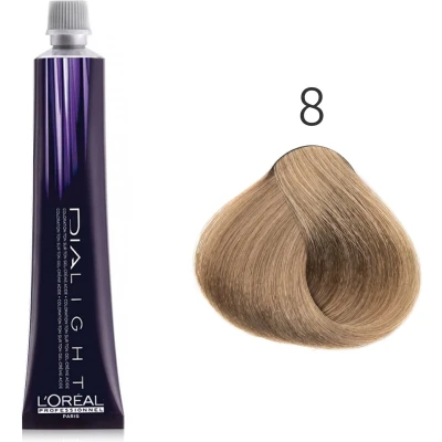 Afbeelding van L&#039;Oreal DiaLight Color 50ml DL 8/ Lichtblond