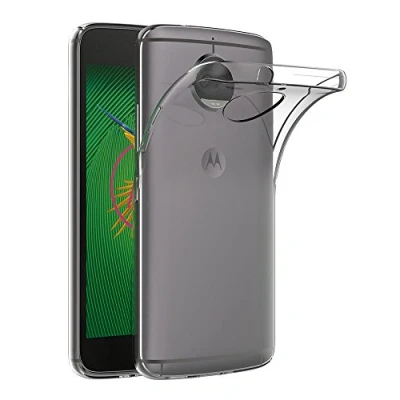 Afbeelding van AICEK Moto G5S Plus hoes, Transparante siliconen beschermhoes voor Motorola Case Clear TPU Bumper Lenovo telefoonhoes (5,5 inch)