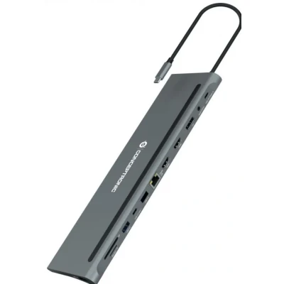 Afbeelding van Hub USB Conceptronic 110518707101 Grijs 100 W (1 Stuks)