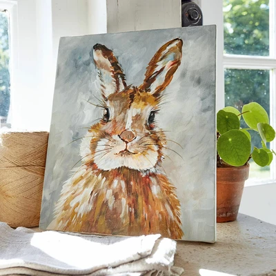Afbeelding van LOBERON Afbeelding Magnus bruin/blauw