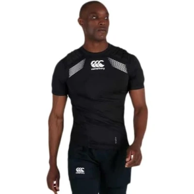 Afbeelding van Canterbury Unisex Ccc Elite Rugby Bescherming Vest, Zwart/Wit/Zilver, XL UK
