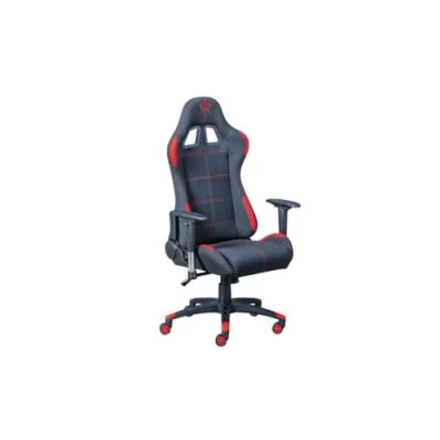 Afbeelding van GamingRed gamestoel zwart, rood.