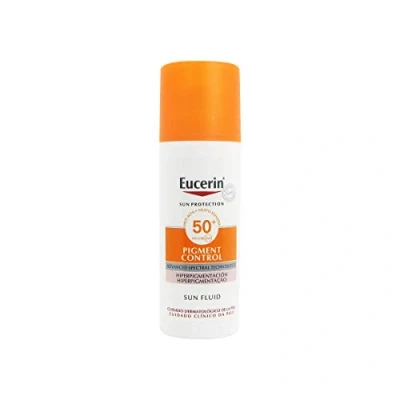 Afbeelding van Eucerin Sun Protection Fluid Pigment Control SPF50 Zonnebrand 50 ml