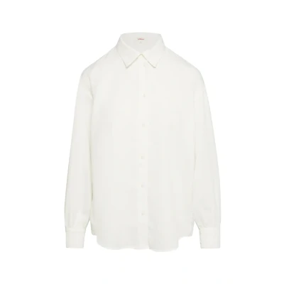 Afbeelding van s.Oliver Overhemdblouse, Dames, Maat: 34, Ecru