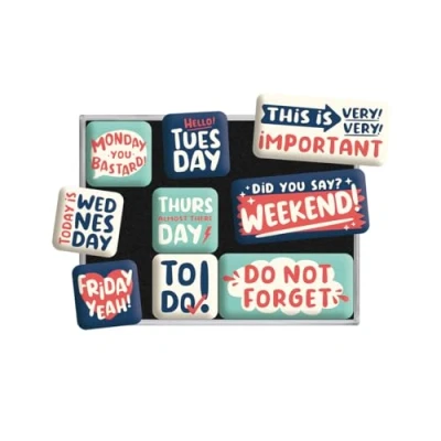 Afbeelding van Magneet Set Happy Week