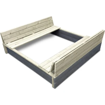Afbeelding van EXIT Aksent houten zandbak 136x132cm