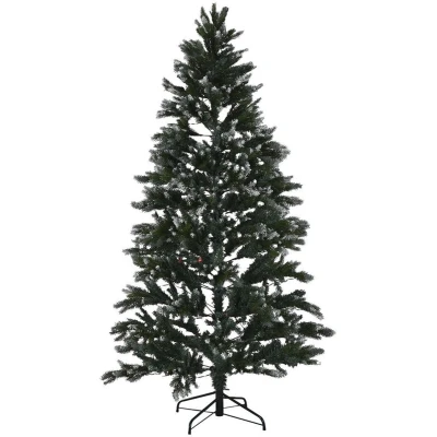 Afbeelding van Kerstboom Home ESPRIT Groen Metaal Polyethyleen Besneeuwd 130 x 210 cm