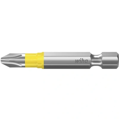Afbeelding van 6x Wiha Bitset Y bit 50 mm Phillips (PH2) 5 delig 1/4 in box (41625)
