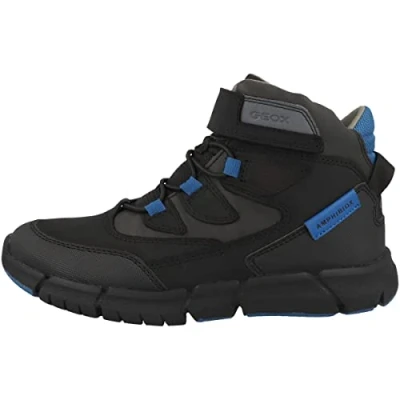 Afbeelding van Geox J Flexyper Boy B ABX Chukka Boot voor jongens, Black Petrol, 28 EU