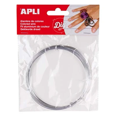 Afbeelding van APLI 14095 Zilverdraad 1,5 mm x 5 m