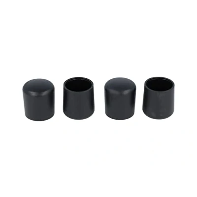 Afbeelding van Gleitgut stoelpootdoppen, rond, zwart, buiskappen voor ronde buizen, 8 mm, 4 stuks