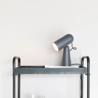 Afbeelding van Maison Bobby Tafellamp Vesper Donkergrijs
