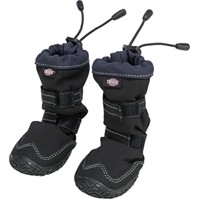 Afbeelding van Trixie Pootbescherming Walker Active Long Zwart Maat XL, 2 stuks, voor bijvoorbeedl Rhodesian Ridgeback