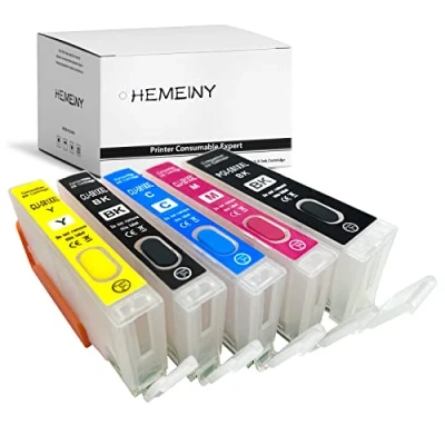 Afbeelding van HEMEINY PGI 580XXL CLI 581XXL Hervulbare Inktcartridge Compatibel met Pixma TS6350 TS6250 TS6151 TS6150 TR8550 TR7550 TS705 TS9550 TS9551C TS8150 TS8151 TS8152 TS8250 TS8251 TS8252 TS9150 Printer