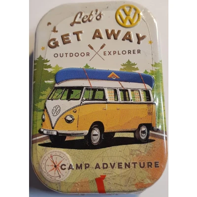 Afbeelding van Pillendoosje VW Let&#039;s Get Away Gevuld met pepermuntjes