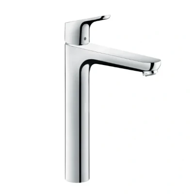 Afbeelding van Hansgrohe Focus verhoogde wastafelkraan waterbesparend chroom