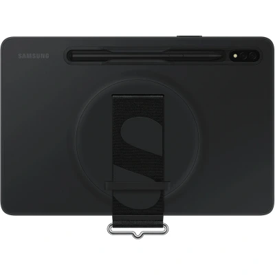Afbeelding van Samsung Galaxy Tab S7 Hoes Strap Cover Hardcase,Backcover Zwart Kunststof Tablet Hoezen