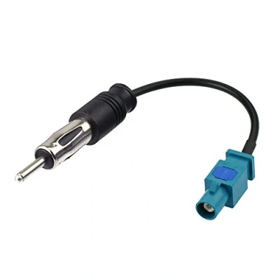 Afbeelding van Eightwood Fakra naar Din Kabel DAB antennekabel Z ISO adapterkabel Autoradio PC5 100 15cm Compatibel voor FM antenne radio Mini 2001 Audi Seat Skoda Golf