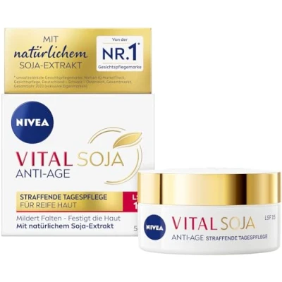 Afbeelding van Nivea Vital SOYA Antiage Lifting DAY CARE SPF 15 Antiaging, Maat: 50 ml,