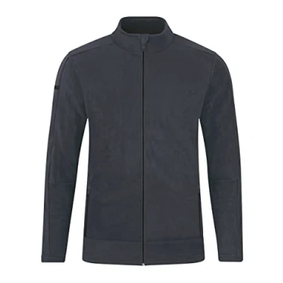 Afbeelding van JAKO Fleecejack, Uniseks Kind, Antraciet/Zwart, 152