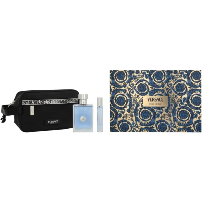 Afbeelding van Versace pour homme 100 ml + 10 toilettas geschenkset