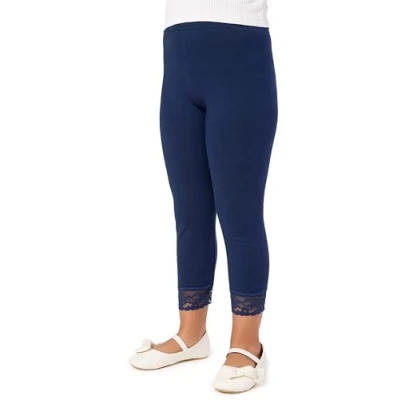 Afbeelding van Merry Style Meisjes Leggings Sport Vrijetijdsbroek Capri Katoen MS MS10 228 LE Marineblauw 134