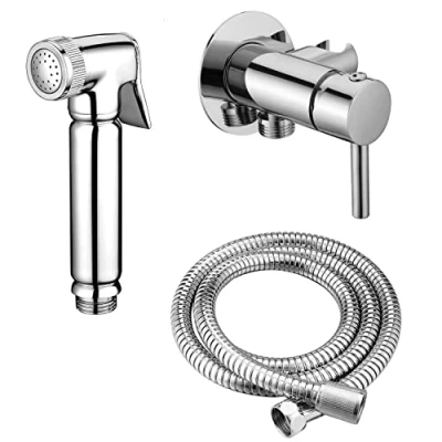 Afbeelding van Design WC/bidet handdouche complete set met mengkraan mini