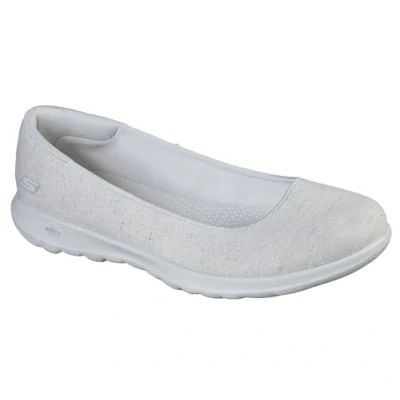 Afbeelding van Skechers Dames Go Walk Lite 136001 ballerina&#039;s, naturel, 40 EU
