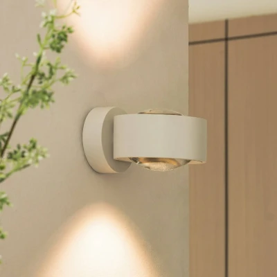 Afbeelding van Arcchio Rotari LED wandlamp, lens, up/down