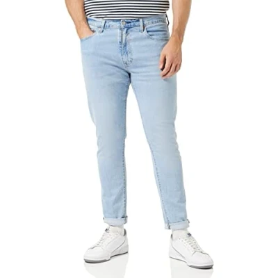 Afbeelding van Levi&#039;s 512 Squeezy Lichte Jeans Met Taps Toelopende Pijpen En Slanke Pasvorm Lichtblauw Heren Maat 33 Normaal