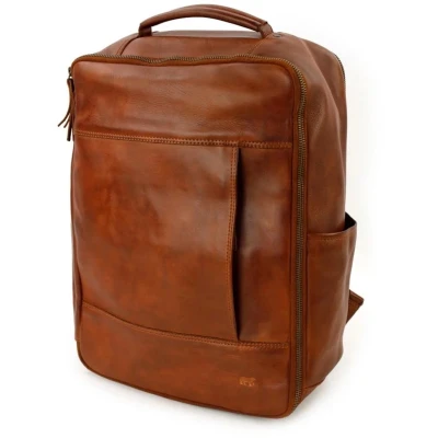 Afbeelding van Bear Design Odin Leren Laptoprugzak 15,6 inch Cognac