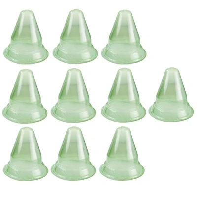 Afbeelding van Windhager Plantenhoed, zonnehoed, kweekbel, plantenbescherming tegen vorst, hagel, zon, slakken, vogels, set van 10, Ø 24 cm, groen 05589