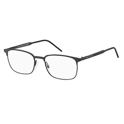 Afbeelding van Tommy Hilfiger Uomo TH 1643 807 Montature da vista Metallo Nero Squadrata