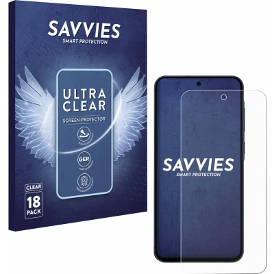 Afbeelding van Savvies Screenprotector voor Samsung Galaxy A55 5G Folie Beschermfolie transparant (18 Stuks)