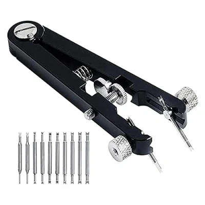 Afbeelding van Lanko Horloge Spring Bar Plier Tool Set, Horlogeband Tang, Pincet Tool, voor Pins Verwijdering, Zwart