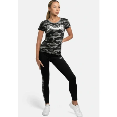 Afbeelding van Lonsdale Settiscarth Tshirt print, Dames, Maat: XL, Camo grey
