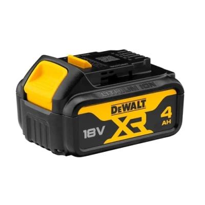Afbeelding van DEWALT Reserveaccu 18,0 Volt/4,0 Ah XR Li Ion (compatibel met alle Volt accumachines van DEWALT, led batterij indicator), DCB182