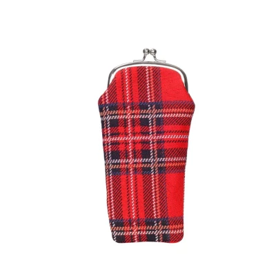 Afbeelding van Brillenhouder Brillenkoker Gobelinstof Royal Stewart Tartan Schotse Ruit